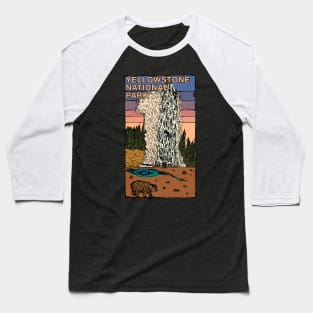 Yellowstone National Park Baseball T-Shirt